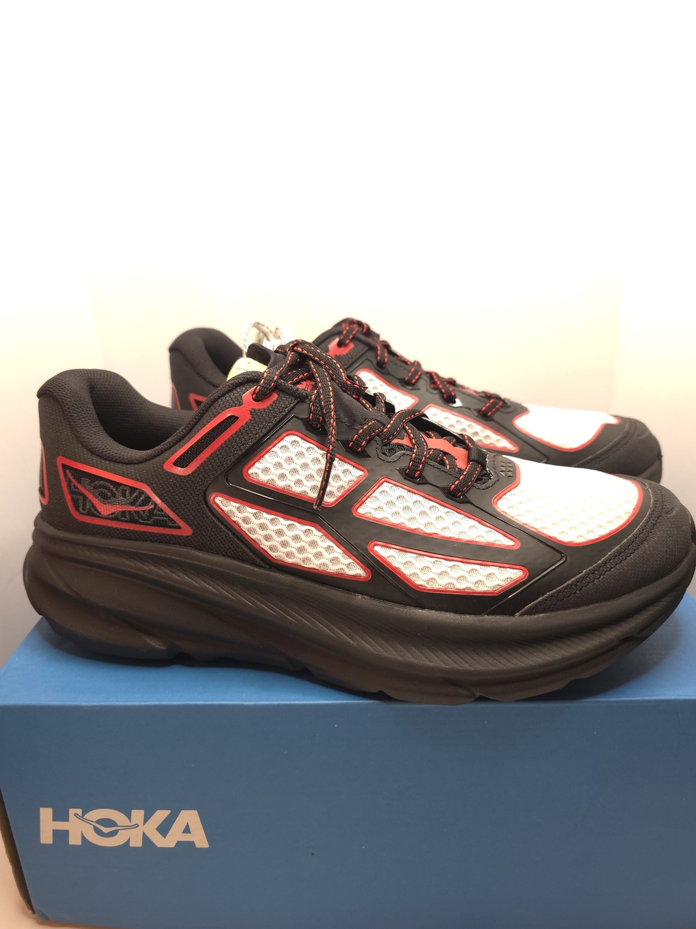Hoka One One Men's Size 10 Clifton One9 (1155370 BCRS) Black Running Sneaker